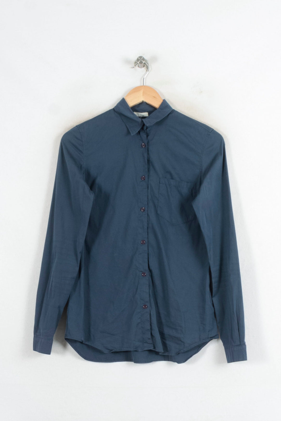 Chemise Bleue - Taille S/36 de la marque American Vintage | PARAD80416 - Vendu par Paradigme - Image 2