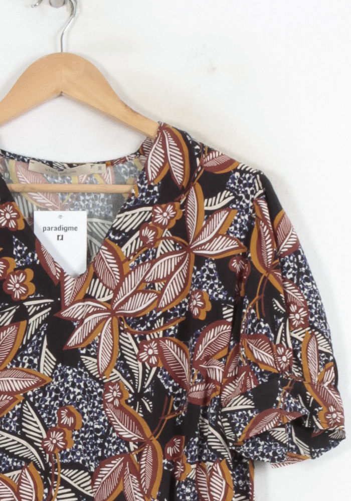 Blouse Multicolore - Taille M/38 de la marque La Fée Maraboutée | PARAD80421 - Vendu par Paradigme - Image 3