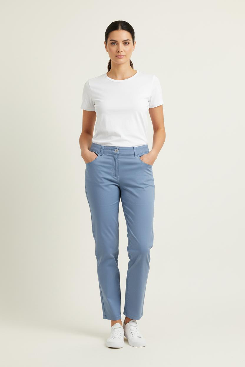 Pantalon Bleu - Taille XL/42 de la marque Caroll | PARAD80423 - Vendu par Paradigme - Image 1