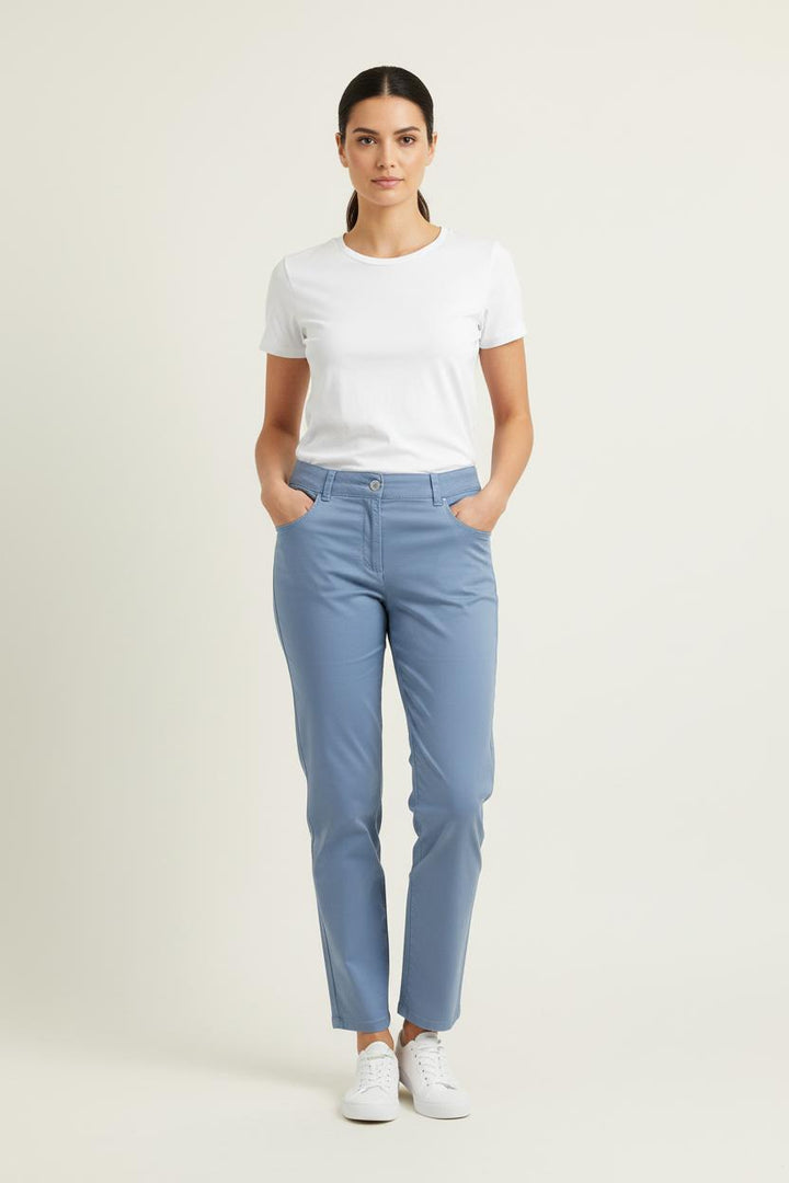 Pantalon Bleu - Taille XL/42 de la marque Caroll | PARAD80423 - Vendu par Paradigme - Image 1