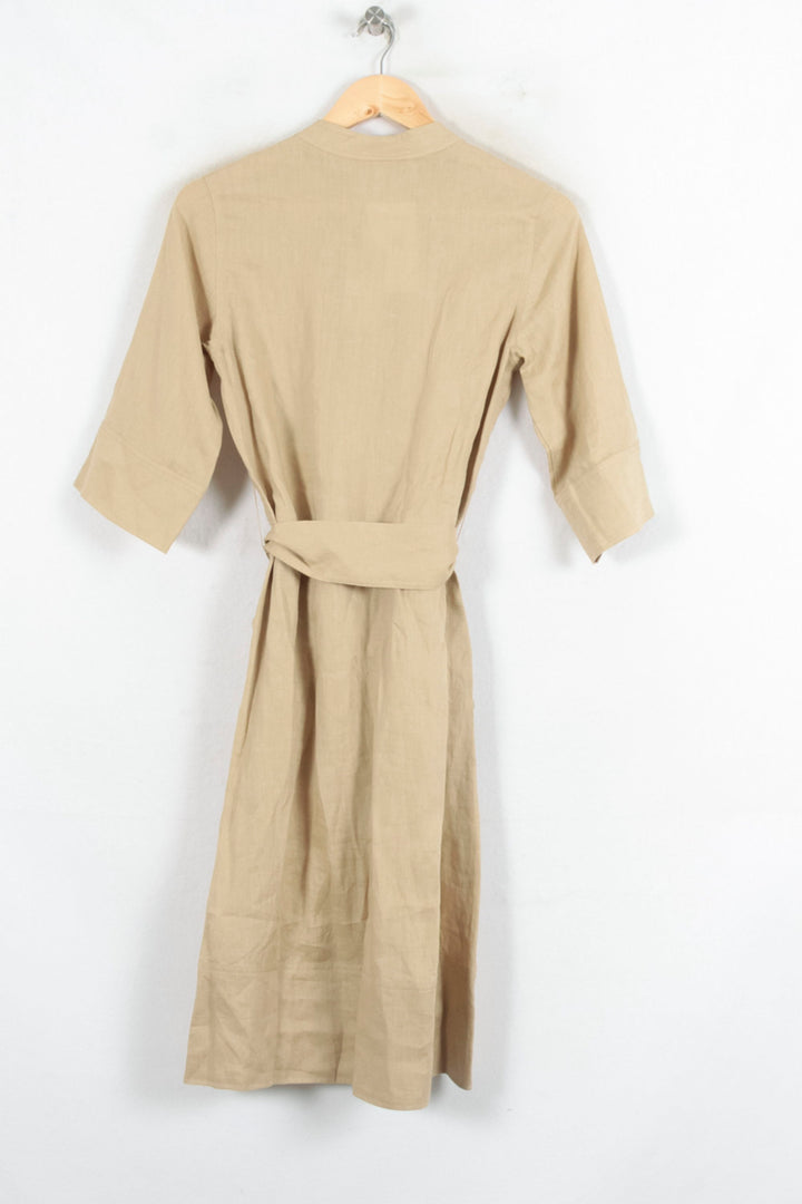 Robe Chemise Beige - Taille XS/34 de la marque Vanessa Bruno | PARAD80426 - Vendu par Paradigme - Image 4
