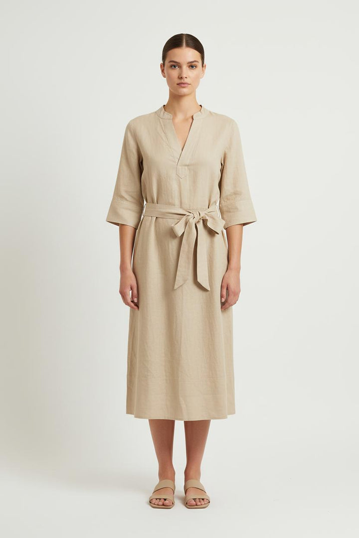 Robe Chemise Beige - Taille XS/34 de la marque Vanessa Bruno | PARAD80426 - Vendu par Paradigme - Image 1