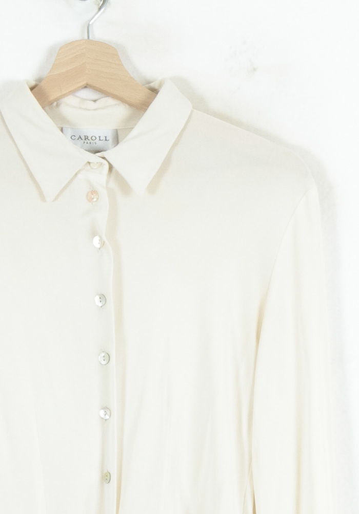 Chemise Beige - Taille M/38 de la marque Caroll | PARAD80433 - Vendu par Paradigme - Image 3