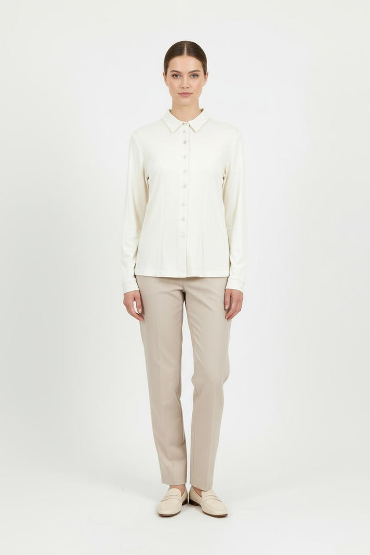 Chemise Beige - Taille M/38 de la marque Caroll | PARAD80433 - Vendu par Paradigme - Image 1