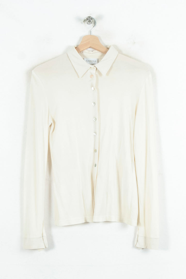 Chemise Beige - Taille M/38 de la marque Caroll | PARAD80433 - Vendu par Paradigme - Image 2