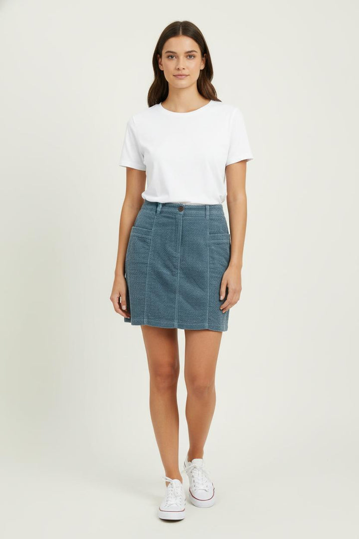Jupe Courte Bleue - Taille XS/34 de la marque Ekyog | PARAD80436 - Vendu par Paradigme - Image 1