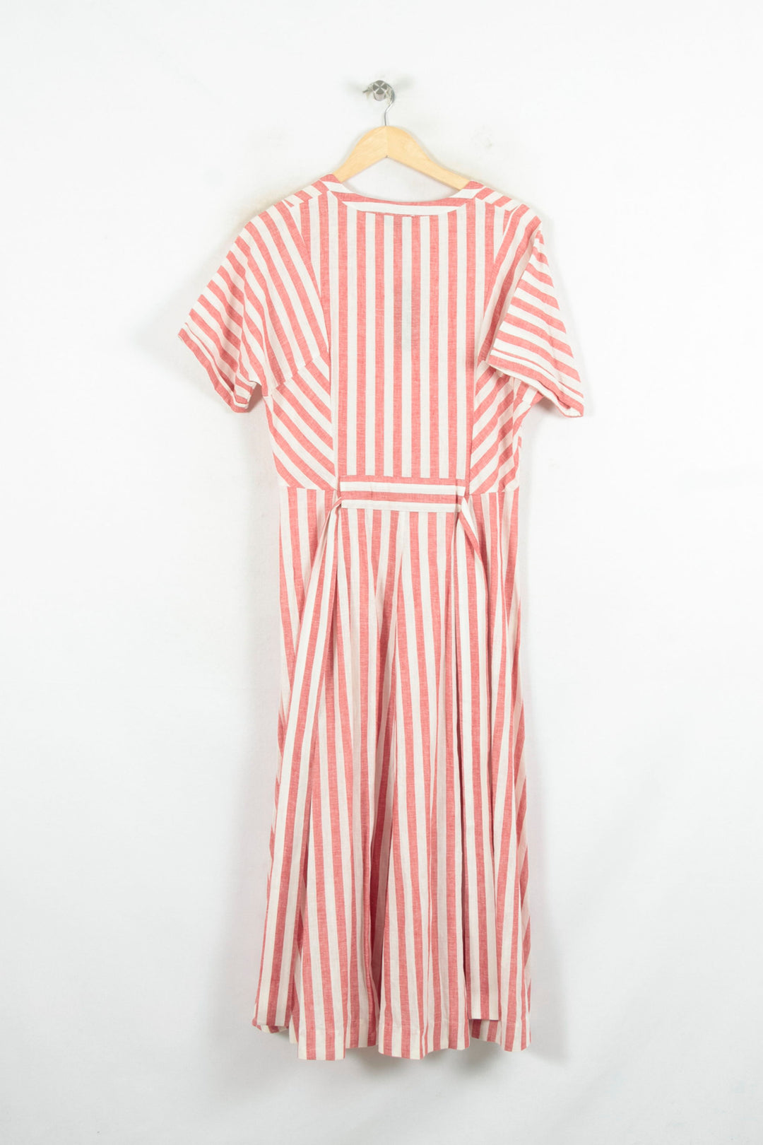 Robe Midi Rouge et Blanche - Taille L/40 de la marque Caroll | PARAD80443 - Vendu par Paradigme - Image 4