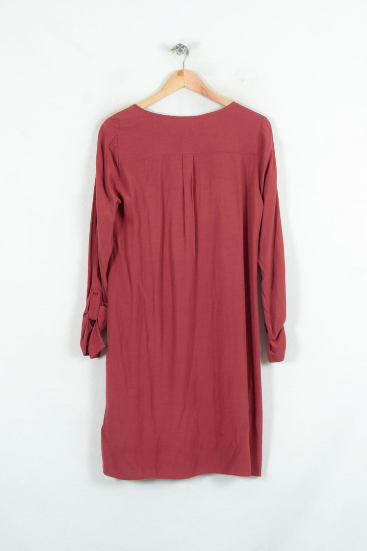 Robe Midi Bordeaux - Taille M/38 de la marque Caroll | PARAD80446 - Vendu par Paradigme - Image 4