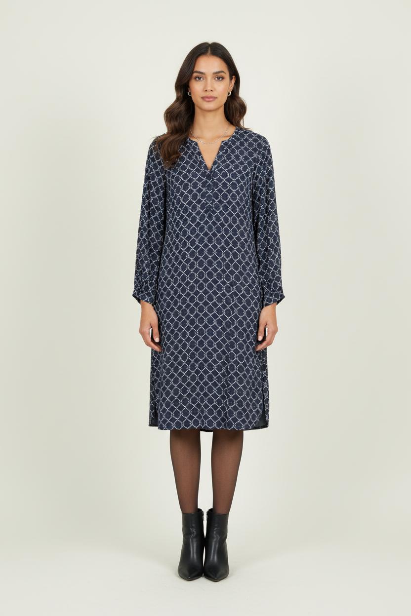 Robe Droite Bleu - Taille M/38 de la marque Caroll | PARAD80448 - Vendu par Paradigme - Image 1