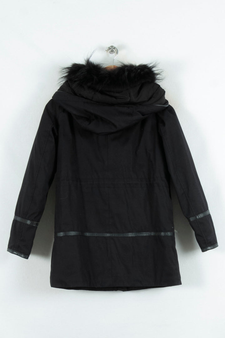 Parka Noire - Taille XS/34 de la marque The Kooples | PARAD80450 - Vendu par Paradigme - Image 4