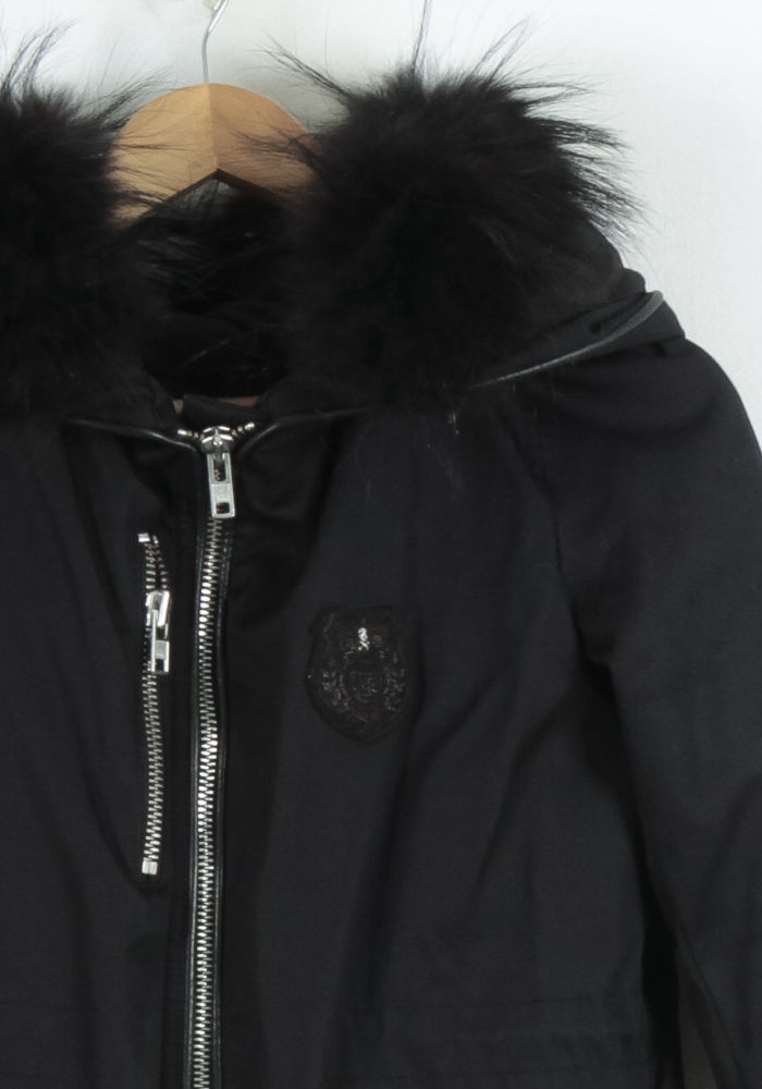 Parka Noire - Taille XS/34 de la marque The Kooples | PARAD80450 - Vendu par Paradigme - Image 3