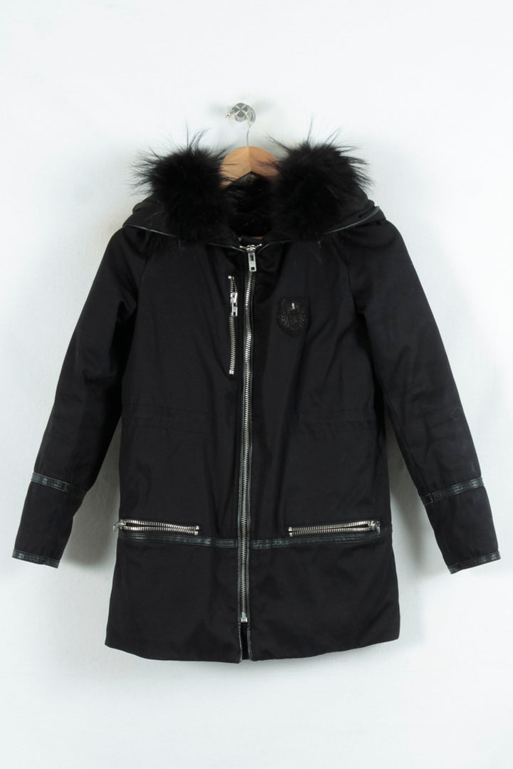Parka Noire - Taille XS/34 de la marque The Kooples | PARAD80450 - Vendu par Paradigme - Image 2