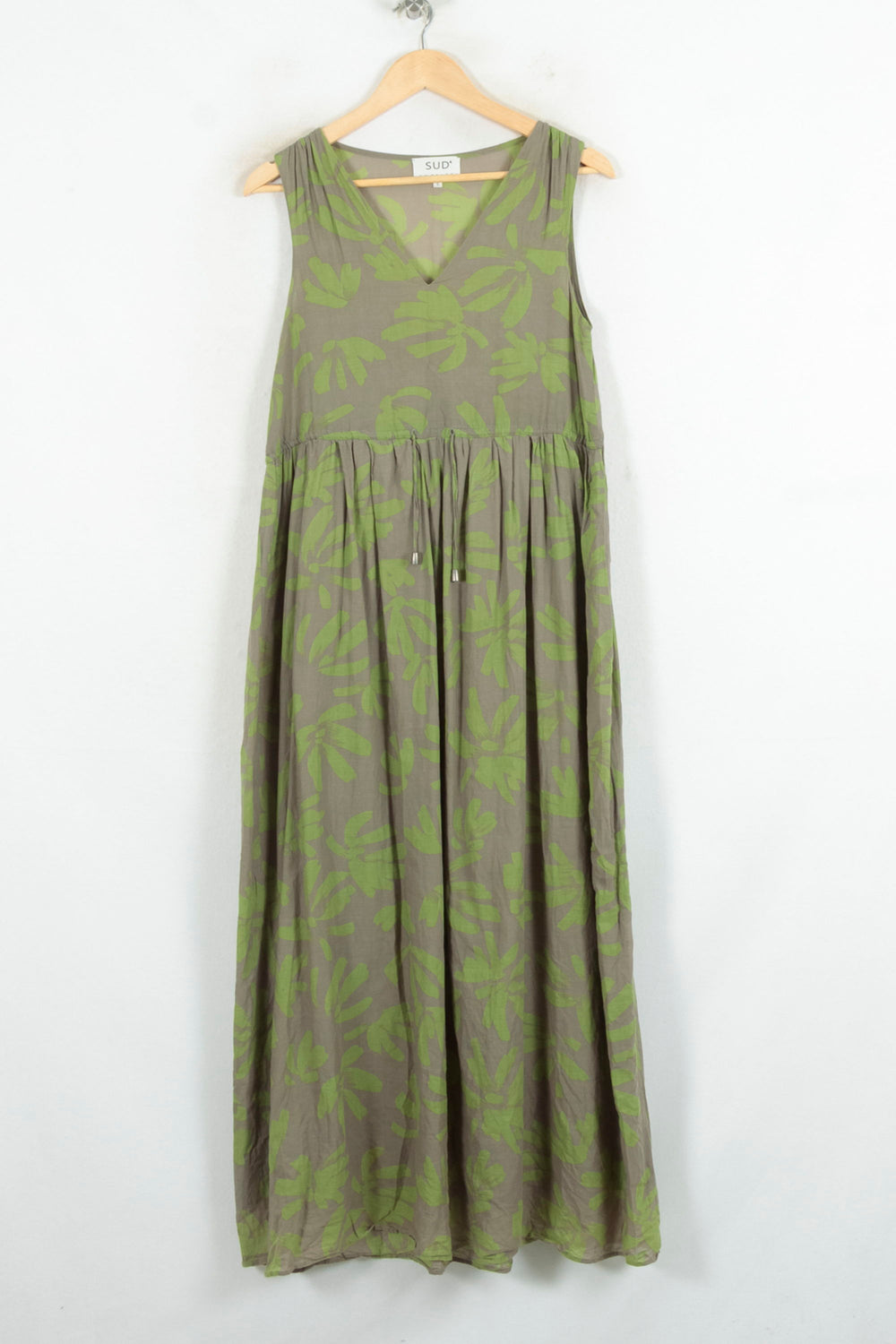 Robe Longue Grise et Verte - Taille S/36 de la marque Sud express | PARAD80454 - Vendu par Paradigme - Image 2