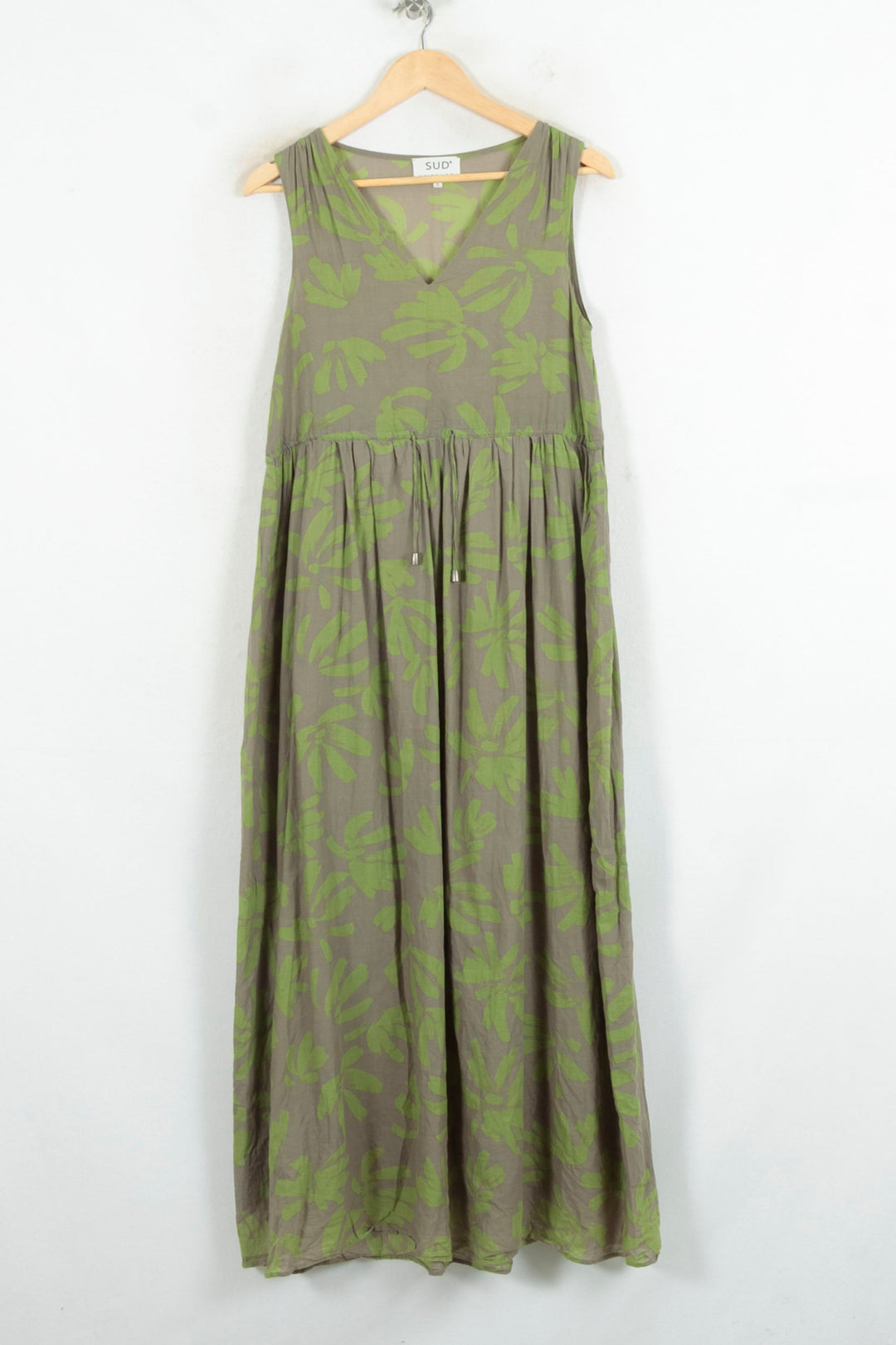 Robe Longue Grise et Verte - Taille S/36 de la marque Sud express | PARAD80454 - Vendu par Paradigme - Image 2
