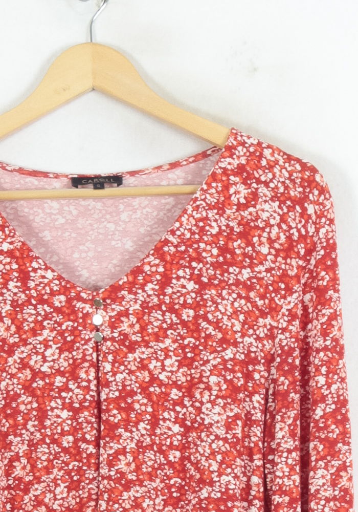 Blouse Rouge et Blanche - Taille S/36 de la marque Caroll | PARAD80455 - Vendu par Paradigme - Image 3