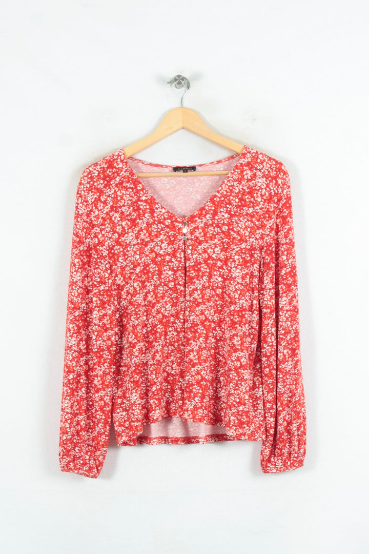 Blouse Rouge et Blanche - Taille S/36 de la marque Caroll | PARAD80455 - Vendu par Paradigme - Image 2