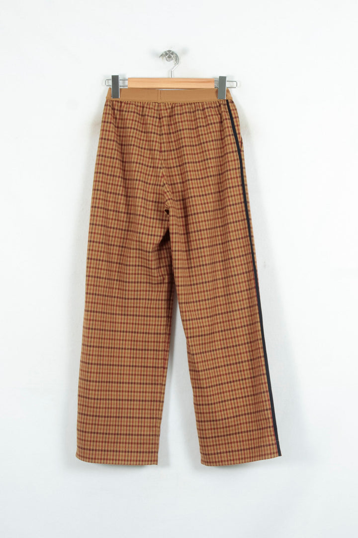 Pantalon Carreaux Marron et Rouge - Taille S/36 de la marque La Fée Maraboutée | PARAD80457 - Vendu par Paradigme - Image 4