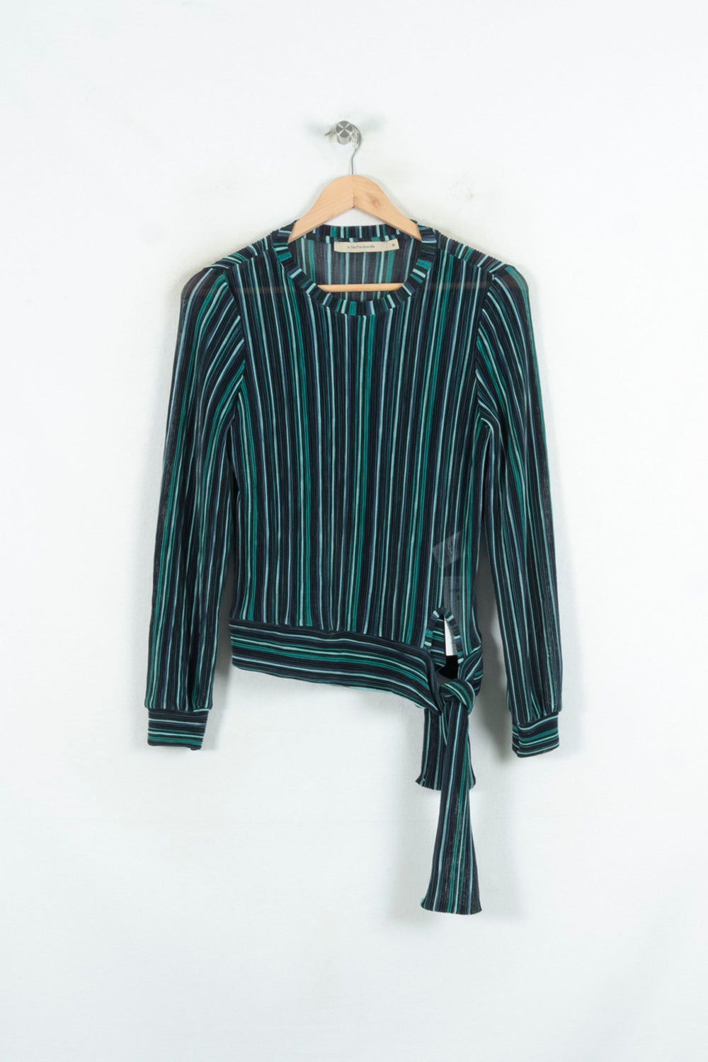 Blouse Rayée Multicolore - Taille M/38 de la marque La Fée Maraboutée | PARAD80460 - Vendu par Paradigme - Image 2