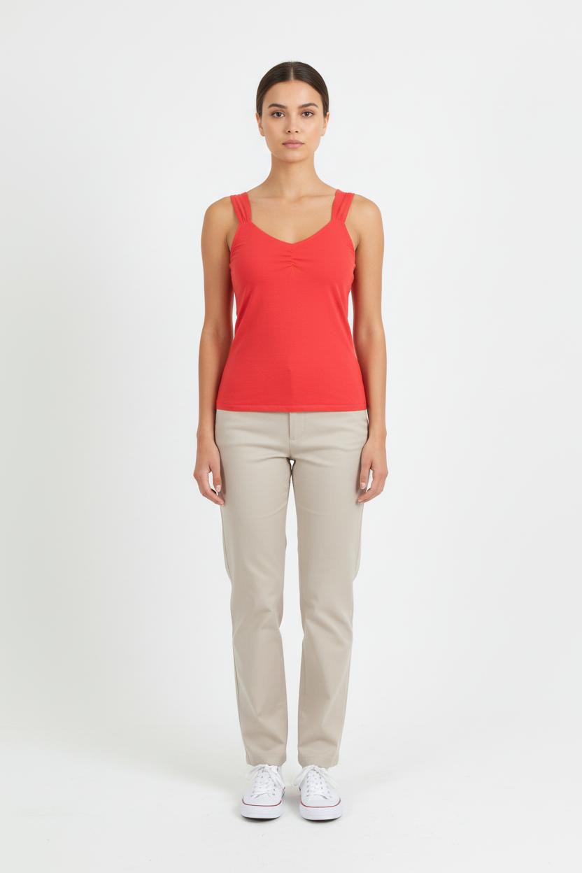 Débardeur Rouge - Taille M/38 de la marque Caroll | PARAD80465 - Vendu par Paradigme - Image 1