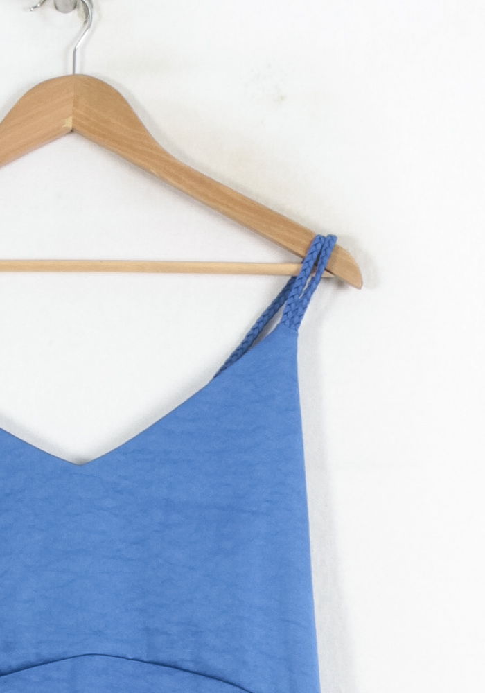 Robe Longue Bleue - Taille XL/42 de la marque Claudie Pierlot | PARAD80466 - Vendu par Paradigme - Image 3