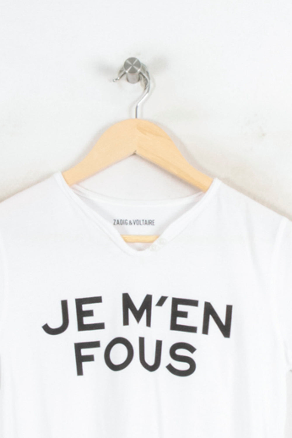 Tee-shirt Blanc et Noir - Taille M/38 de la marque Zadig&Voltaire | PARAD80470 - Vendu par Paradigme - Image 2