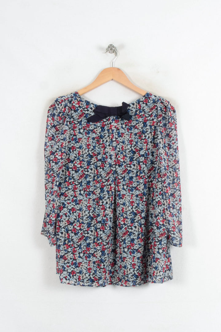 Blouse Fleurie Multicolore - Taille M/38 de la marque Claudie Pierlot | PARAD80472 - Vendu par Paradigme - Image 4