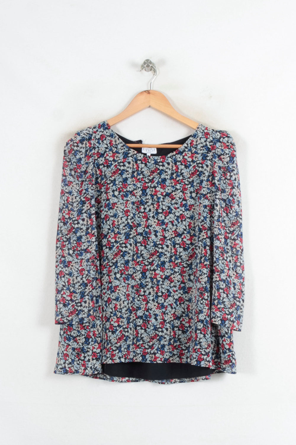 Blouse Fleurie Multicolore - Taille M/38 de la marque Claudie Pierlot | PARAD80472 - Vendu par Paradigme - Image 2