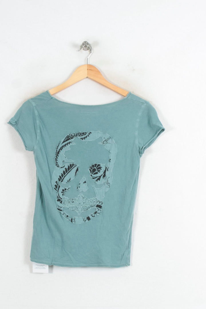 Tee-shirt Bleu - Taille S/36 de la marque Zadig&Voltaire | PARAD80474 - Vendu par Paradigme - Image 4