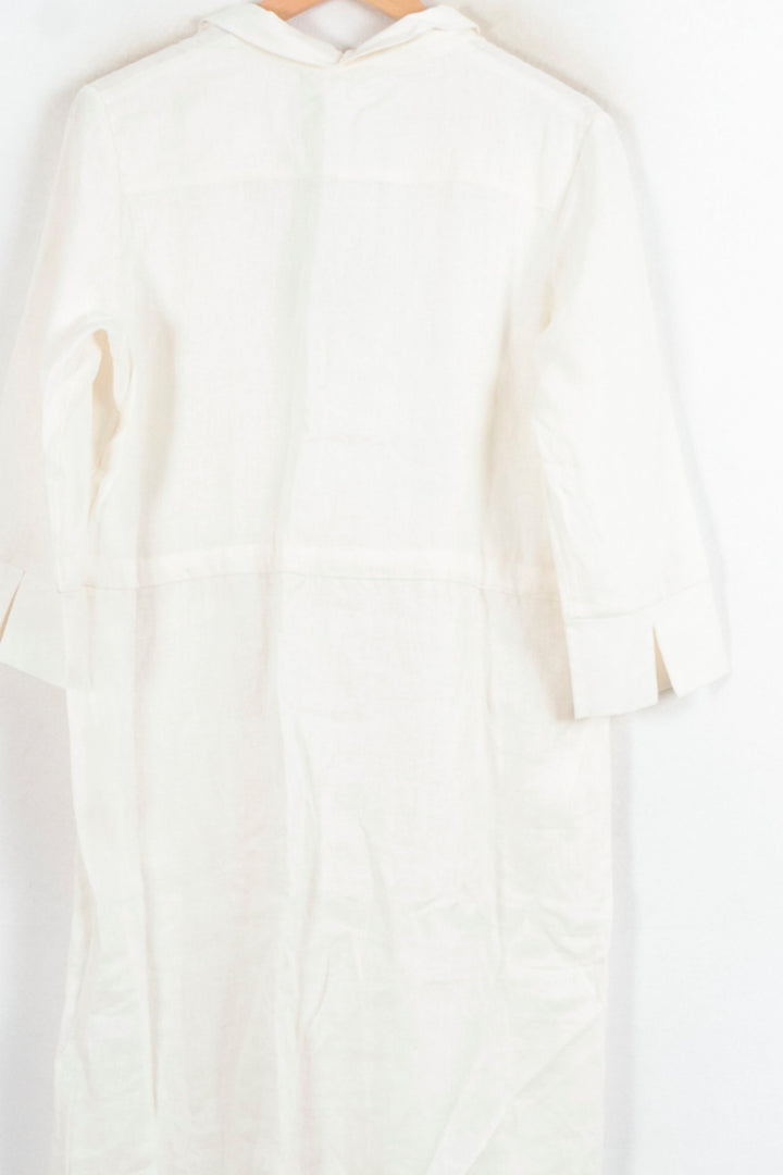 Robe Chemise Blanche - Taille L/40 de la marque Maison 123 | PARAD80478 - Vendu par Paradigme - Image 4