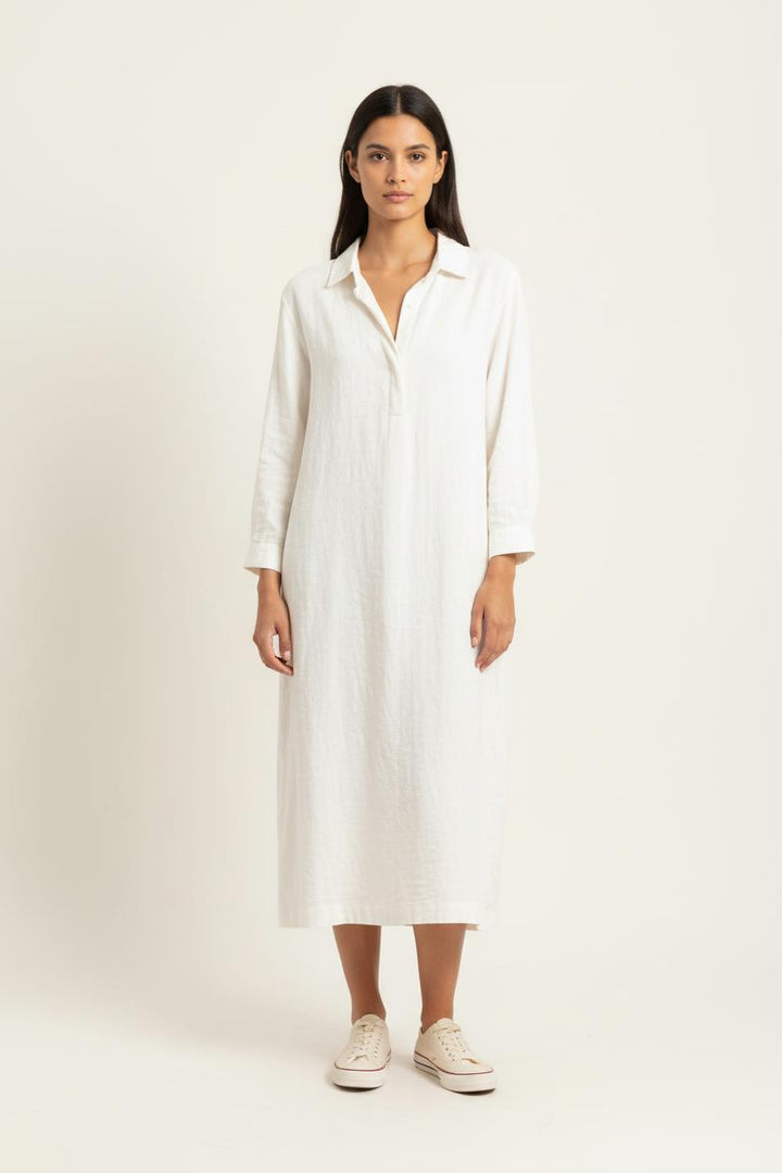 Robe Chemise Blanche - Taille L/40 de la marque Maison 123 | PARAD80478 - Vendu par Paradigme - Image 1