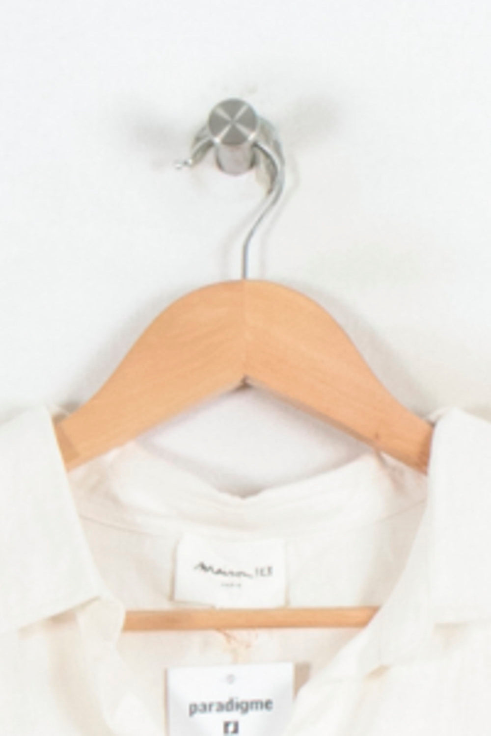 Robe Chemise Blanche - Taille L/40 de la marque Maison 123 | PARAD80478 - Vendu par Paradigme - Image 2