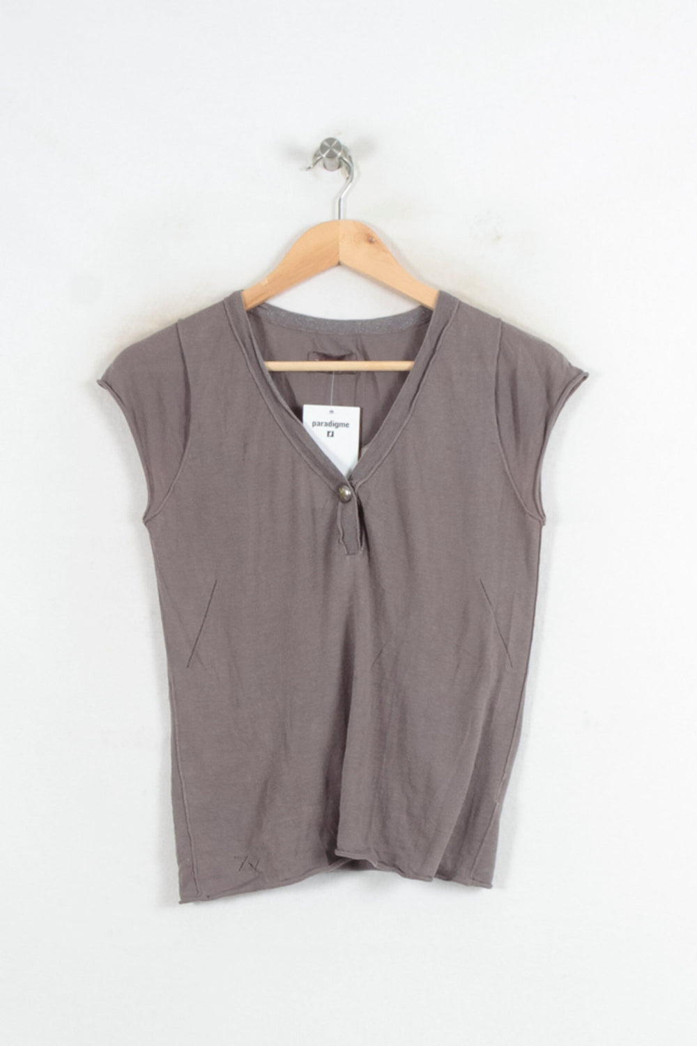 Top Marron - Taille S/36 de la marque Zadig&Voltaire | PARAD80502 - Vendu par Paradigme - Image 2