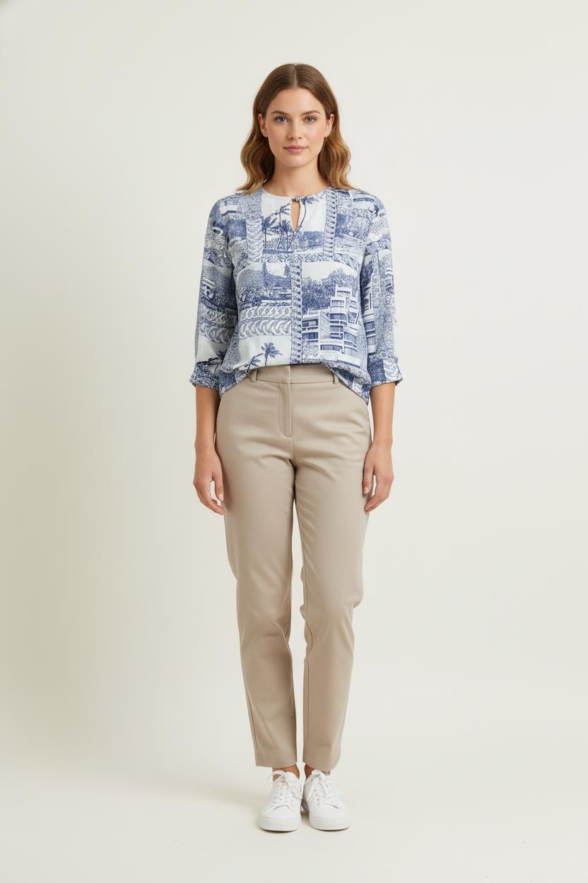 Blouse Bleue - Taille M/38 de la marque Claudie Pierlot | PARAD80508 - Vendu par Paradigme - Image 1