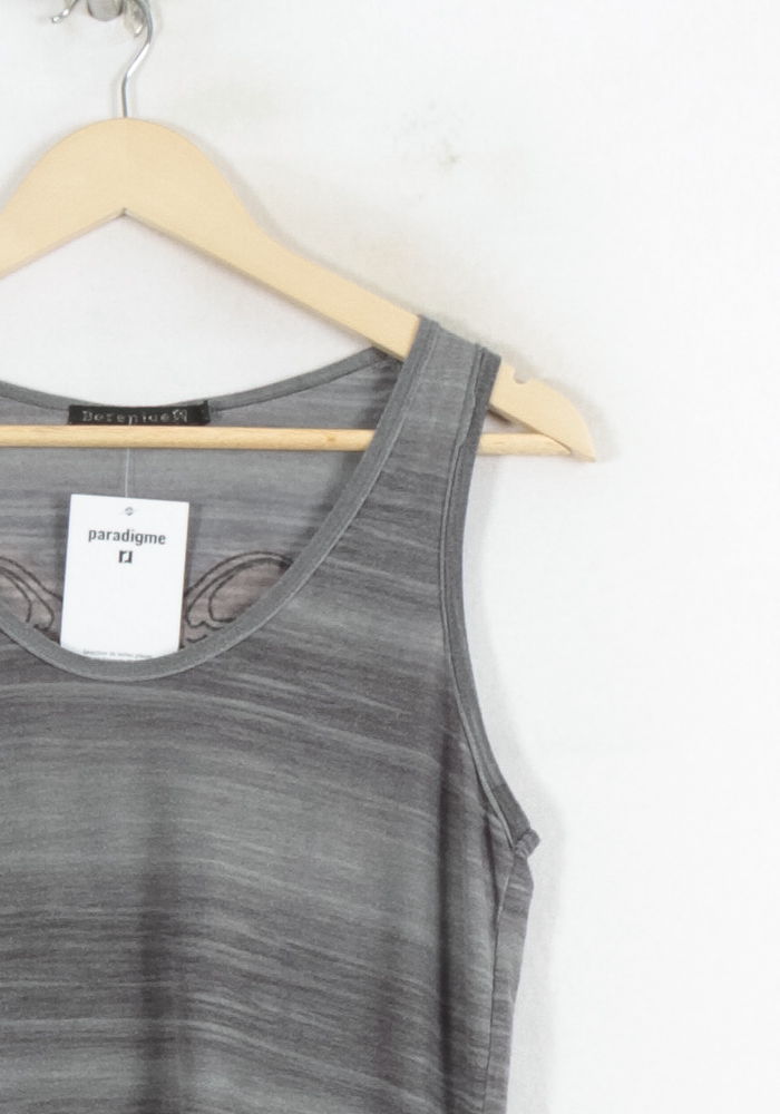 Débardeur Gris - Taille XS/34 de la marque Bérénice | PARAD80510 - Vendu par Paradigme - Image 3