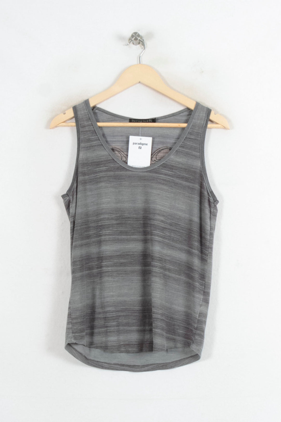 Débardeur Gris - Taille XS/34 de la marque Bérénice | PARAD80510 - Vendu par Paradigme - Image 2