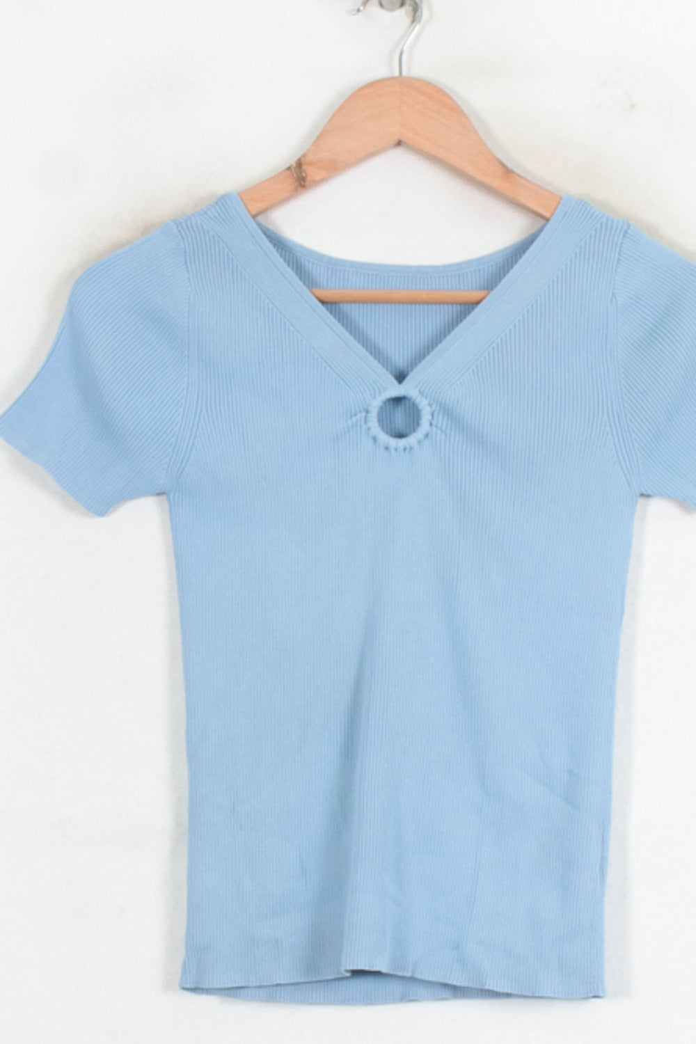 T-shirt Bleu - Taille M/38 de la marque Sandro | PARAD80511 - Vendu par Paradigme - Image 2
