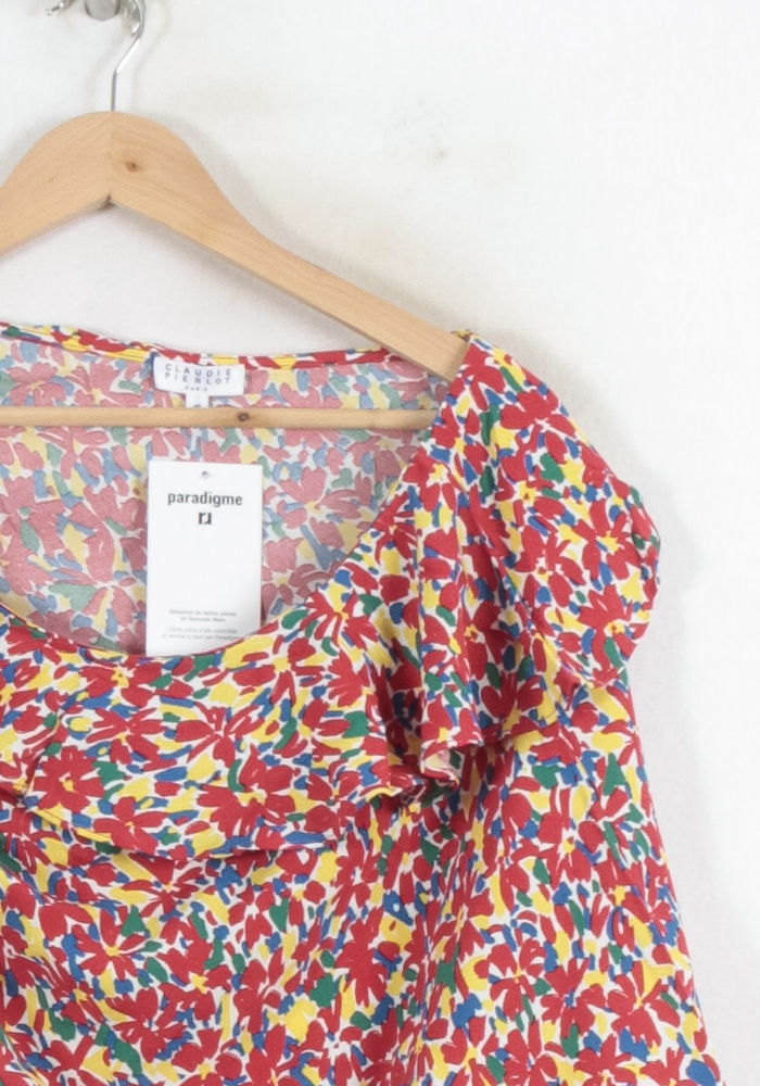 Blouse Multicolore - Taille L/40 de la marque Claudie Pierlot | PARAD80516 - Vendu par Paradigme - Image 3