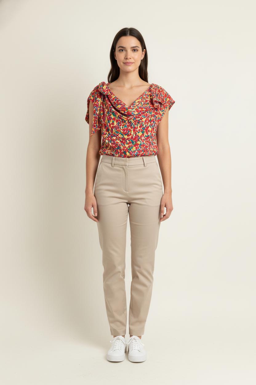 Blouse Multicolore - Taille L/40 de la marque Claudie Pierlot | PARAD80516 - Vendu par Paradigme - Image 1