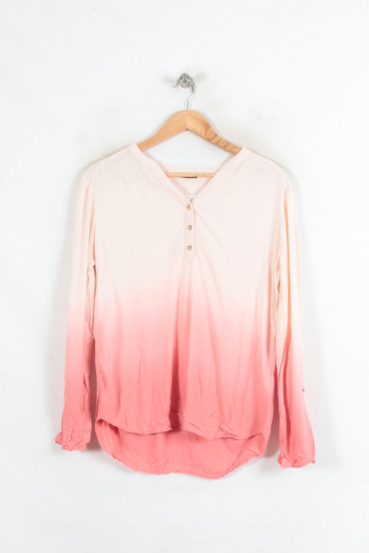 Blouse Rose et Blanche - Taille L/40 de la marque One Step | PARAD80518 - Vendu par Paradigme - Image 2