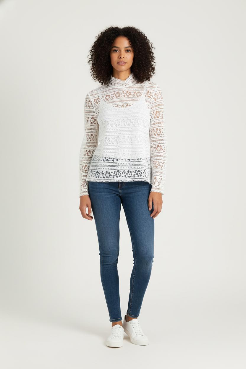 Blouse Blanche - Taille M/38 de la marque Sandro | PARAD80523 - Vendu par Paradigme - Image 1