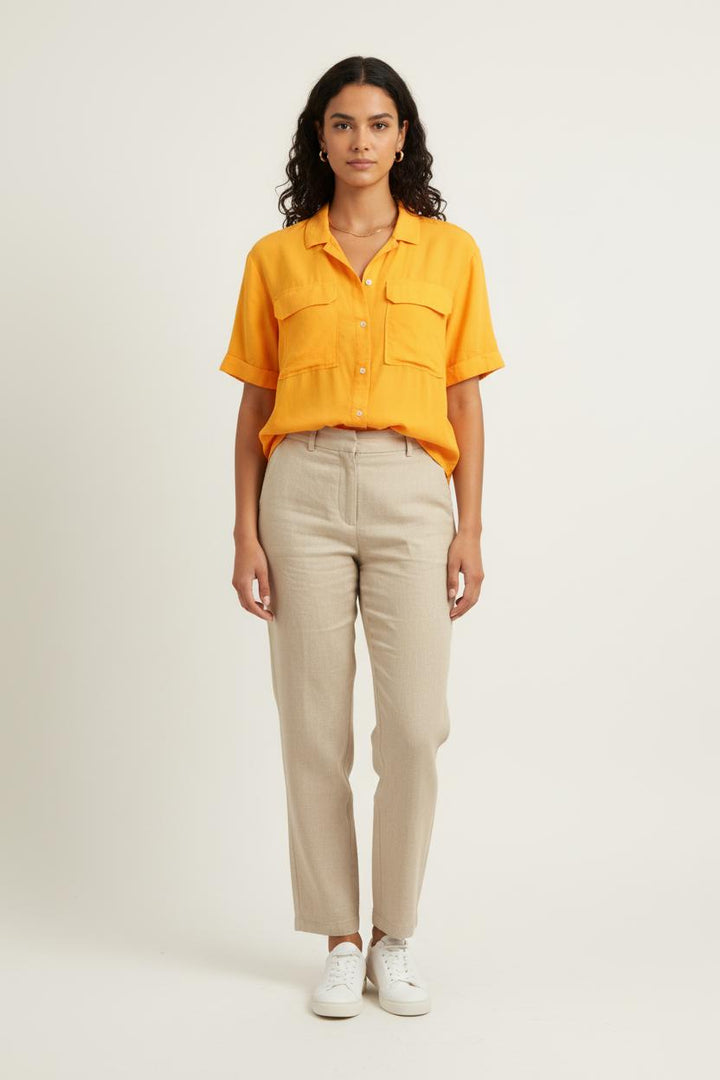 Chemise Orange - Taille L/40 de la marque Saint James | PARAD80525 - Vendu par Paradigme - Image 1