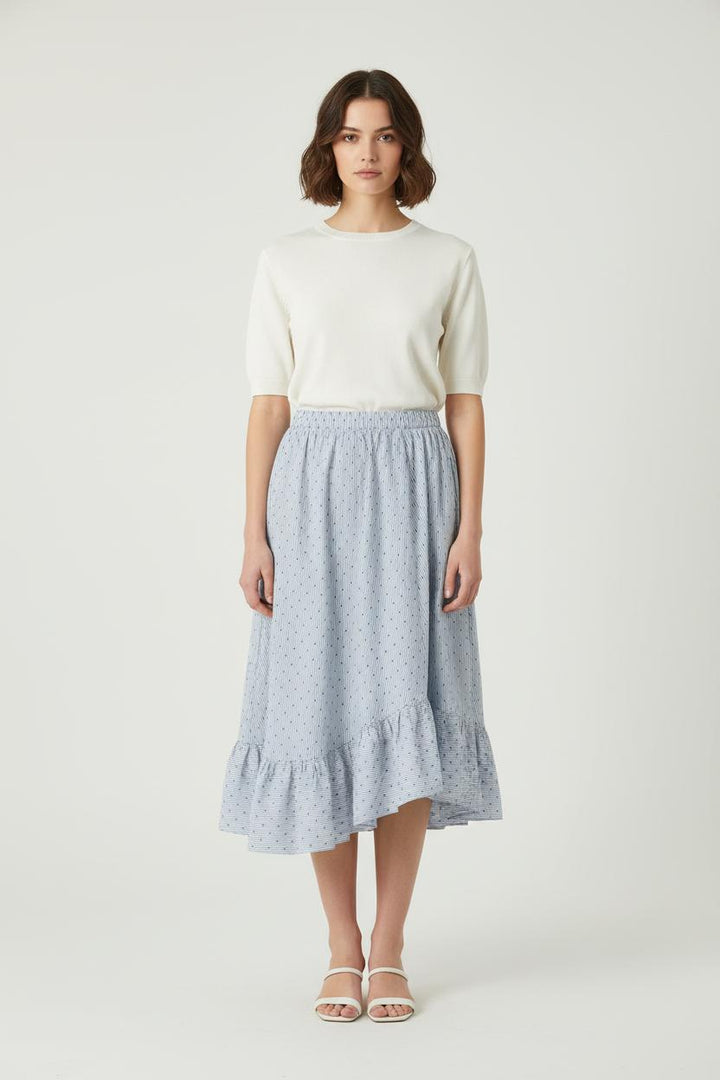 Jupe Longue Bleue - Taille L/40 de la marque Maje | PARAD80531 - Vendu par Paradigme - Image 1