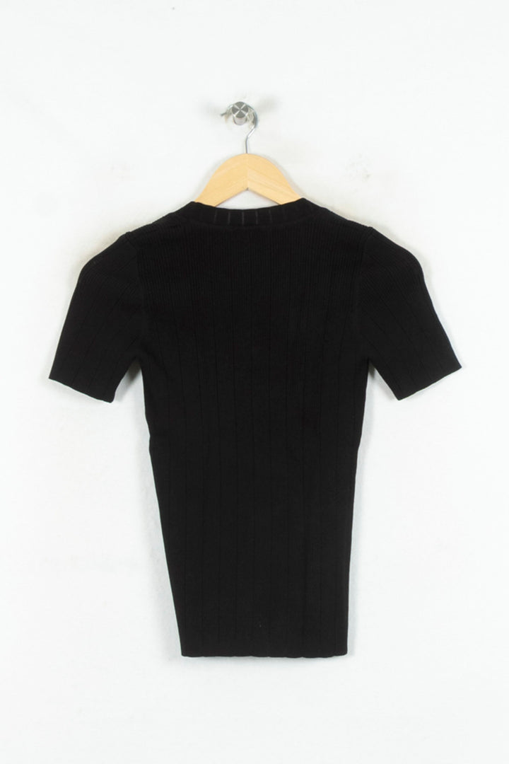 Pull Noir - Taille M/38 de la marque Sandro | PARAD80532 - Vendu par Paradigme - Image 4