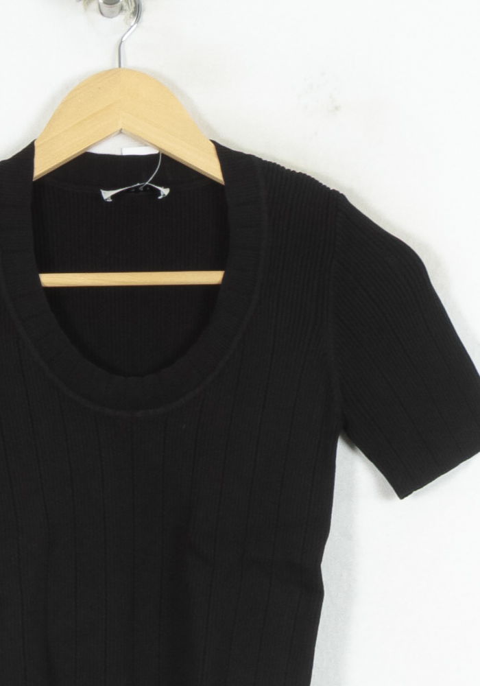 Pull Noir - Taille M/38 de la marque Sandro | PARAD80532 - Vendu par Paradigme - Image 3