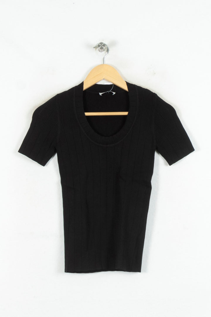 Pull Noir - Taille M/38 de la marque Sandro | PARAD80532 - Vendu par Paradigme - Image 2