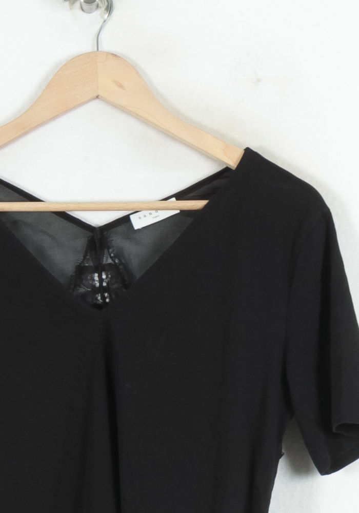 Tunique Noire - Taille M/38 de la marque Sandro | PARAD80538 - Vendu par Paradigme - Image 3