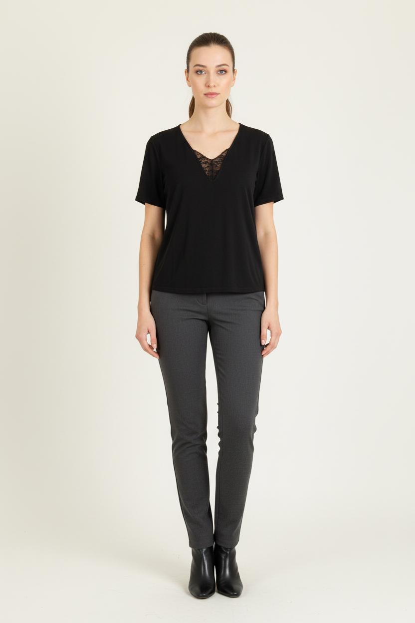 Tunique Noire - Taille M/38 de la marque Sandro | PARAD80538 - Vendu par Paradigme - Image 1