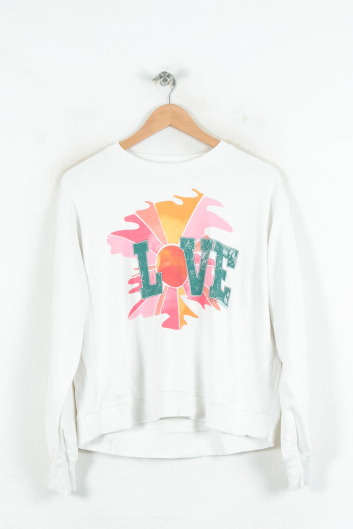 Sweat Blanc - Taille S/36 de la marque Léon & Harper | PARAD80541 - Vendu par Paradigme - Image 2
