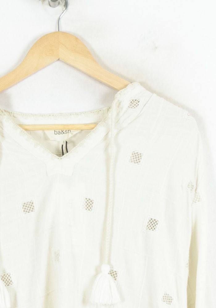 Blouse Blanche - Taille M/38 de la marque ba&sh | PARAD80545 - Vendu par Paradigme - Image 3