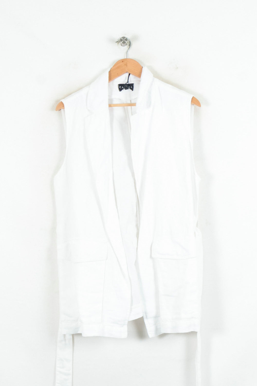 Gilet Blanc - Taille L/40 de la marque Caroll | PARAD80548 - Vendu par Paradigme - Image 2